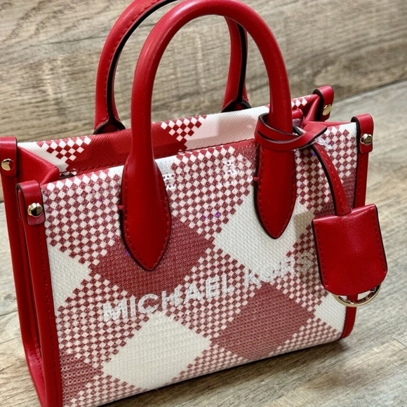 New Michael Kors Mirella Extra Small Shopper Crossbody - Picture 1 of 6
